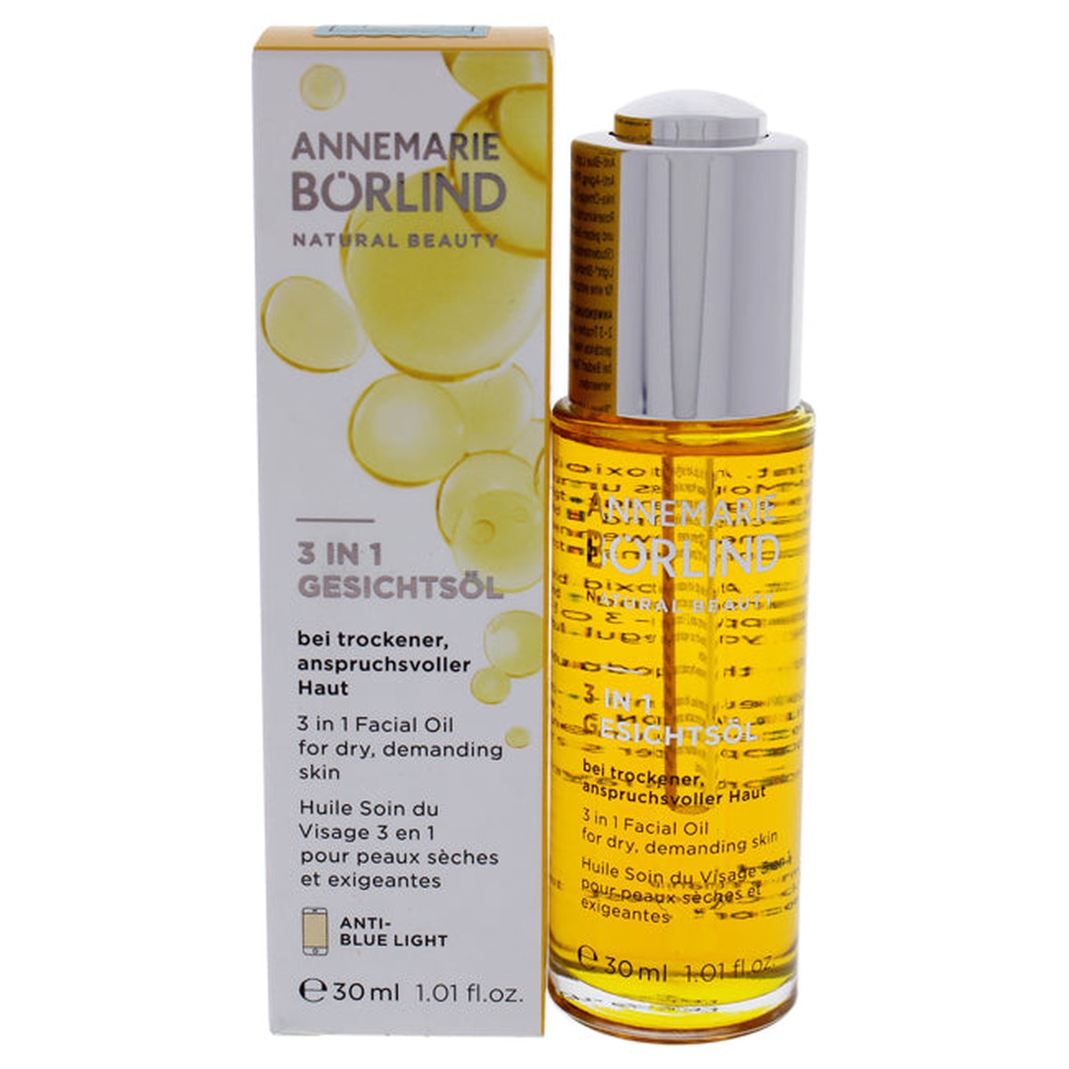 Annemarie Borlind 3-In-1 Facial Oil by Annemarie Borlind for Unisex - 101 oz Oil