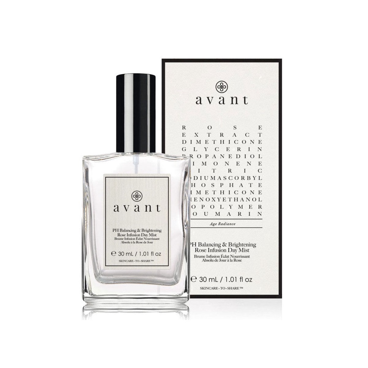 Avant Skincare PH Balancing Brightening Rose Infusion Day Mist