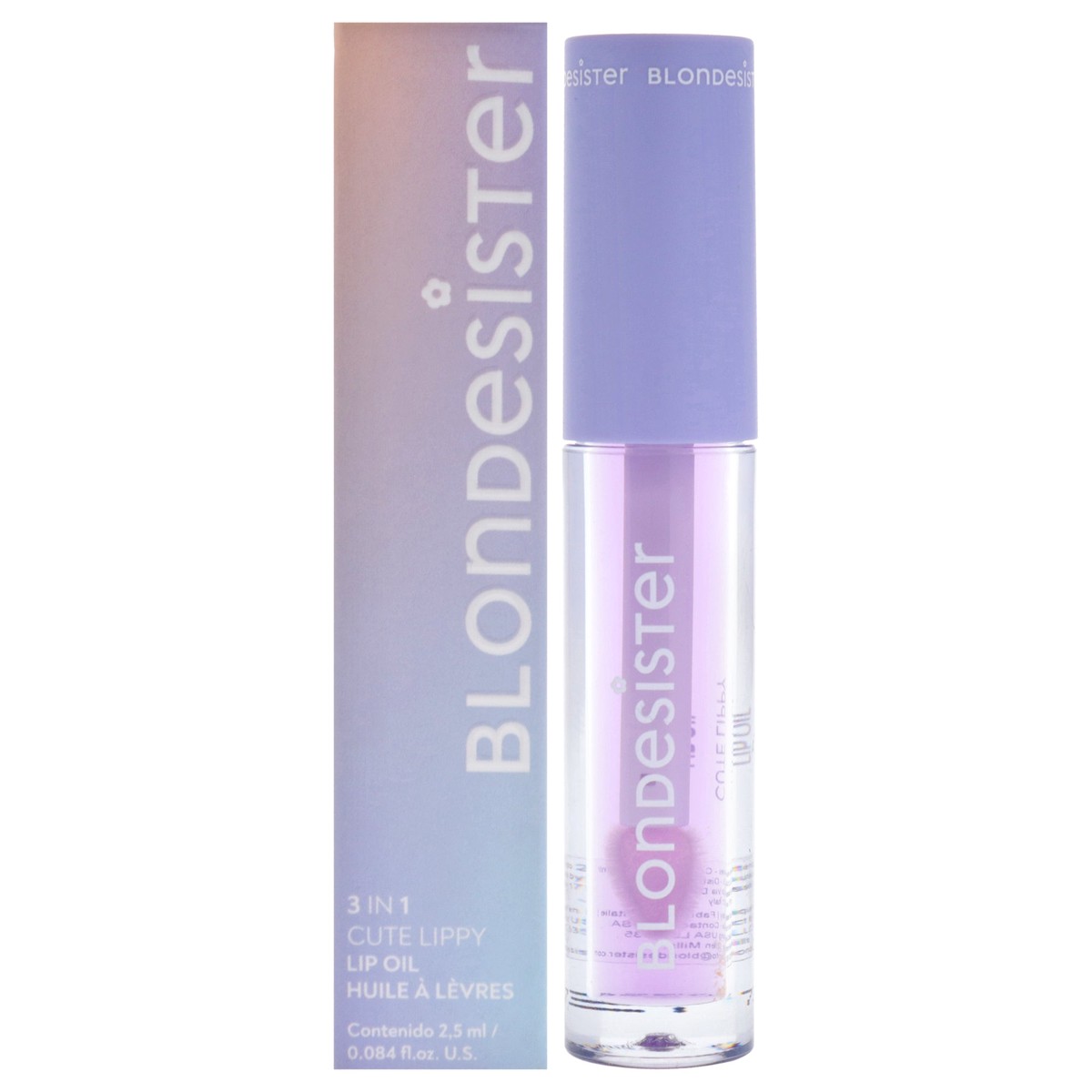 Blondesister 3 in 1 Cute Lippy Lip Oil - 02 Red Fruits by Blondesister for Women - 0084 oz Lip Oil