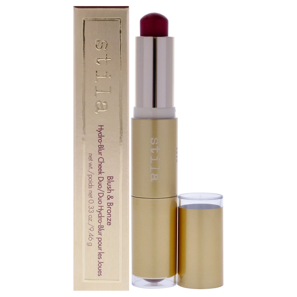 Stila Blush and Bronze Hydro Blur Cheek Duo - Cranberry and Mahogany by Stila for Women - 033 oz Makeup