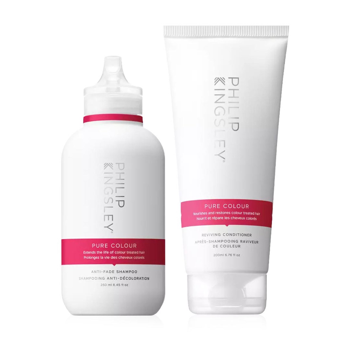 Philip Kingsley Pure Colour Shampoo 250ml Conditioner 200ml Duo