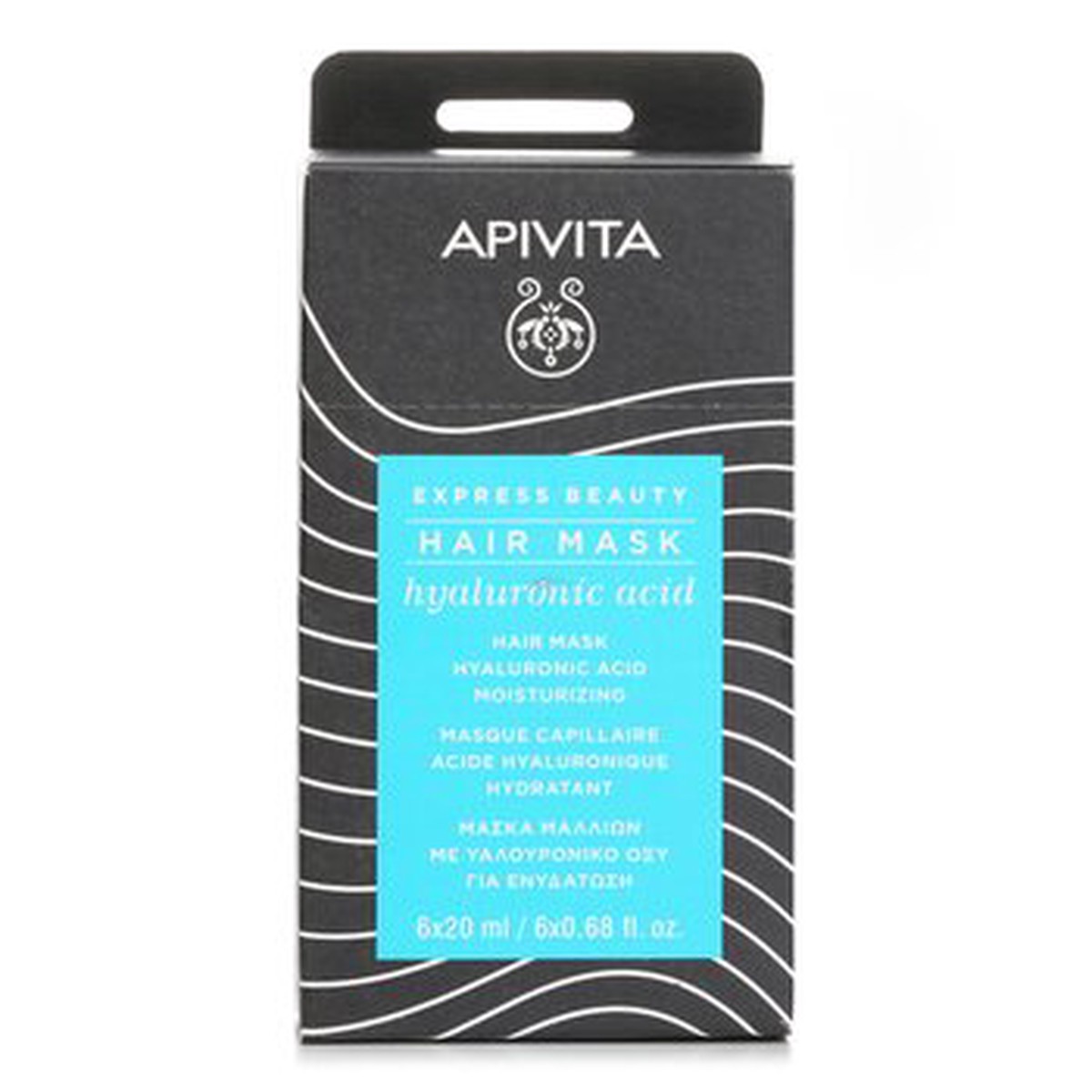 Apivita Express Beauty Hair Mask Hyaluronic Acid Moisturizing 6 ml