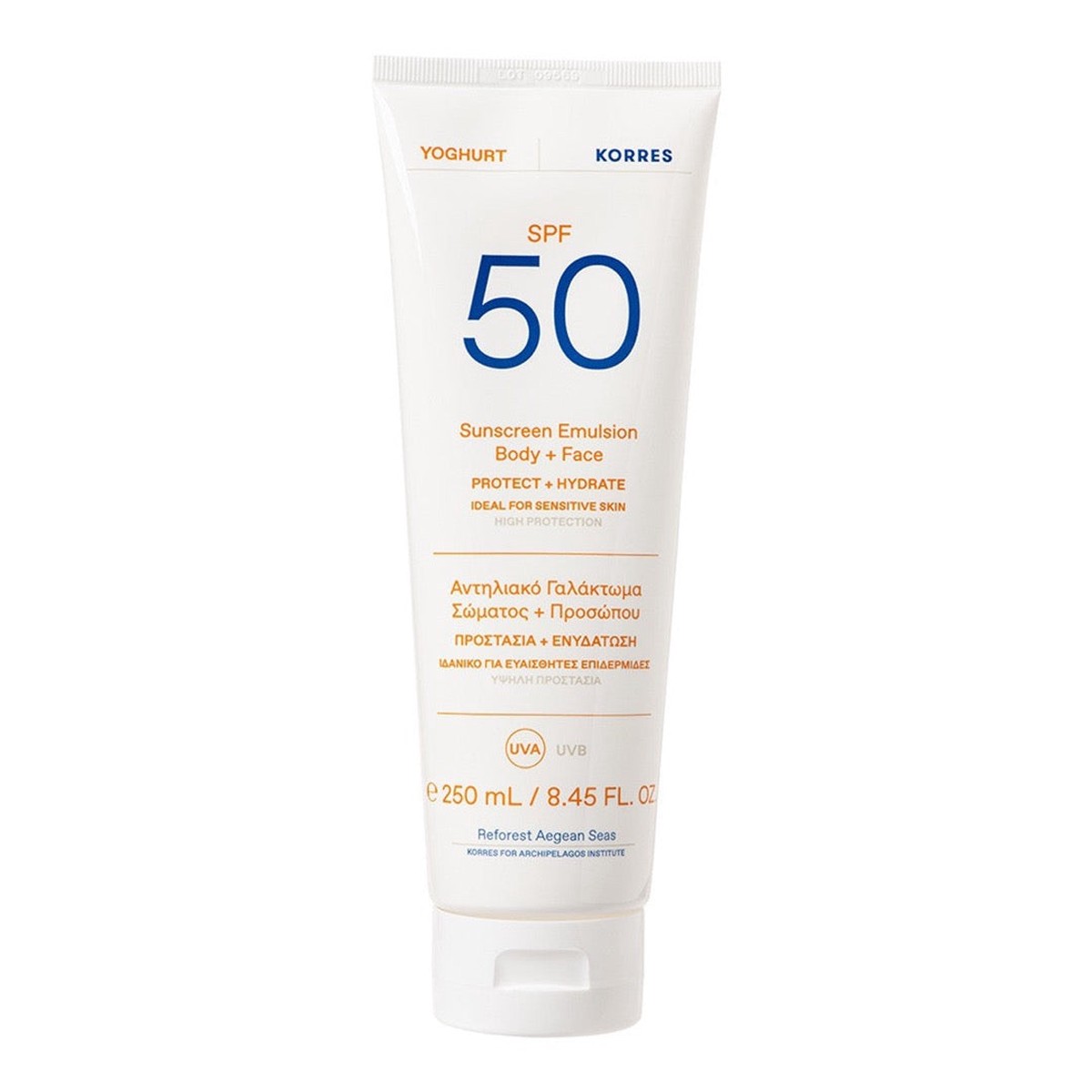 KORRES Yoghurt Emulsion Body Face SPF50 250ml