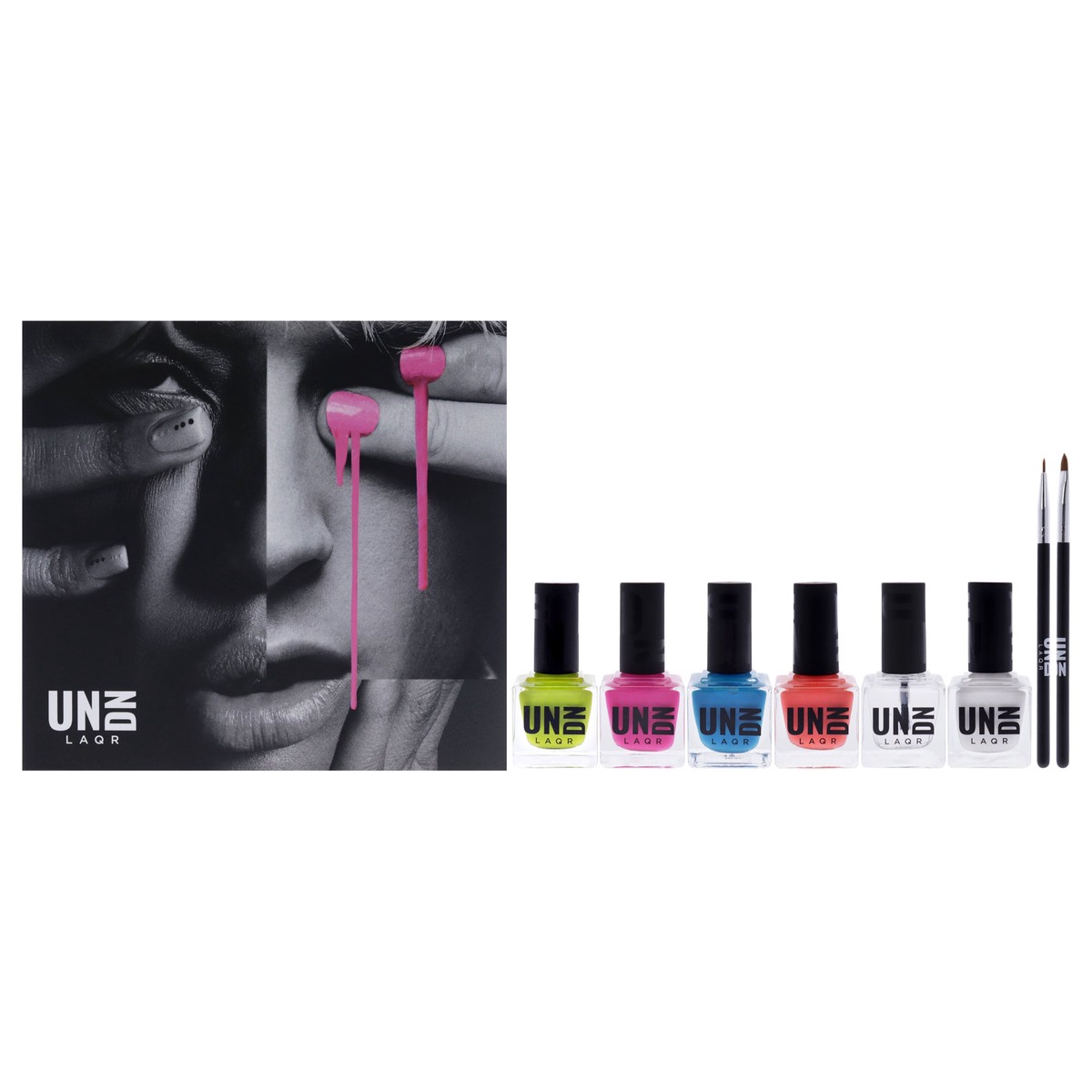 UNDN Washed Out Set by UNDN for Women - 6 Pc 05oz Nail Polish - 803 Green 05oz Nail Polish - 1103 Pink 05oz Nail Polish - 904 Blue 05oz Nail Polish - 602 Orange 05oz Nail Polish - 301 White 05oz