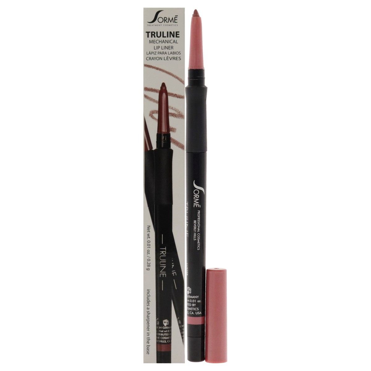 Sorme Cosmetics Truline Mechanical Lipliner - MPL01 Luster by Sorme Cosmetics for Women - 001 oz Lip Liner