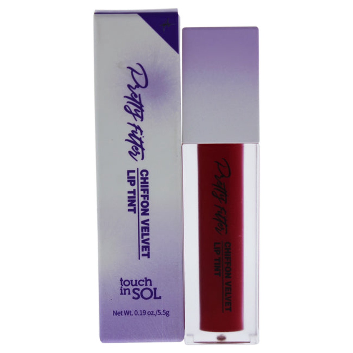 Touch In Sol Pretty Filter Chiffon Velvet Lip Tint - 5 Pink Berry by Touch In Sol for Women - 019 oz Lipstick