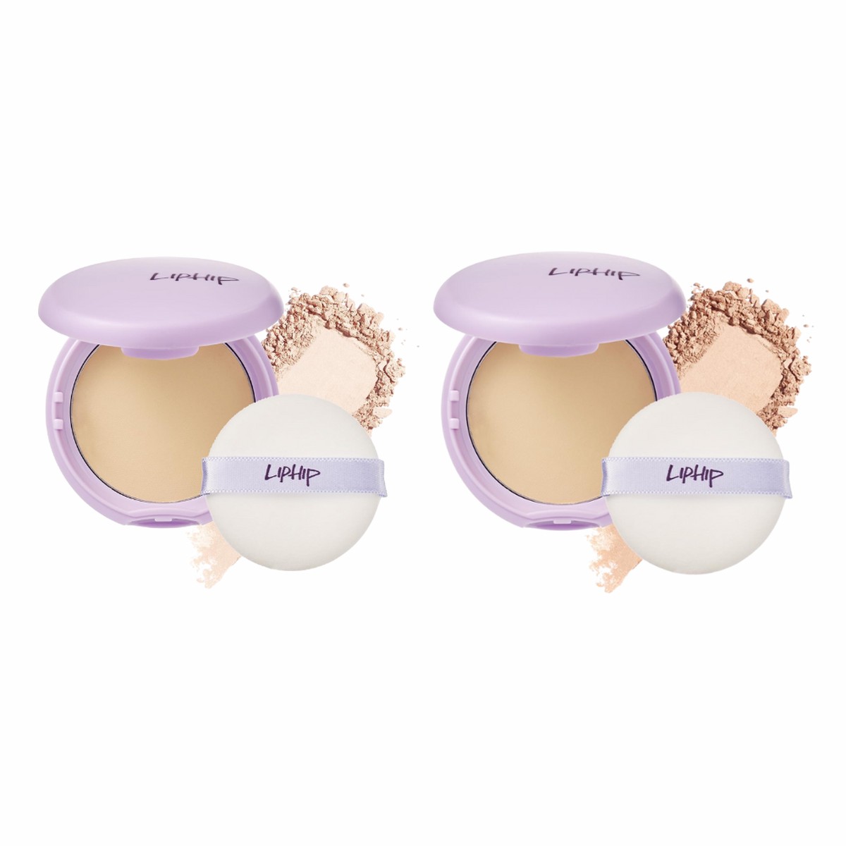 LIPHIP Blur Powder Pact 10g 2 Colors Available