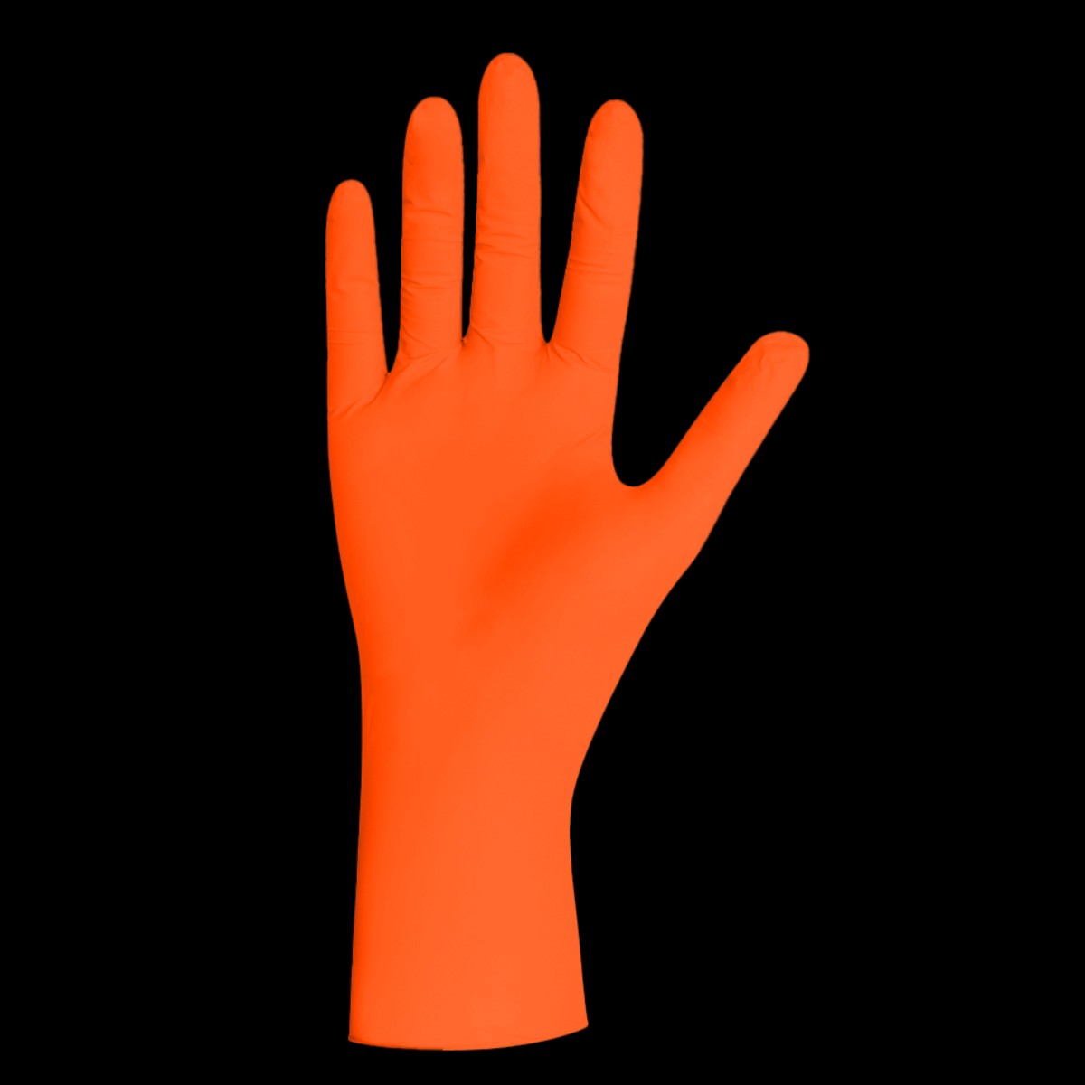 UNIGLOVES Disposable nitrile gloves S ORANGE PEARL 100pcs (Germany)