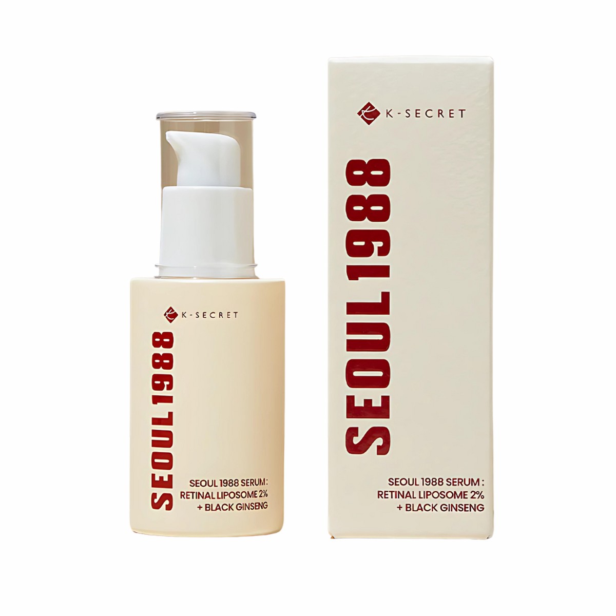 K-SECRET SEOUL 1988 Serum Retinal Liposome 2 Black Ginseng 30ml