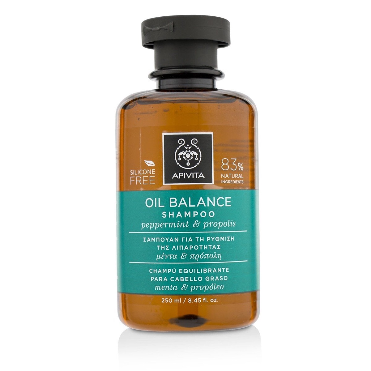 Apivita Oil Balance Shampoo with Peppermint Propolis (For Oily Hair) 250ml845oz