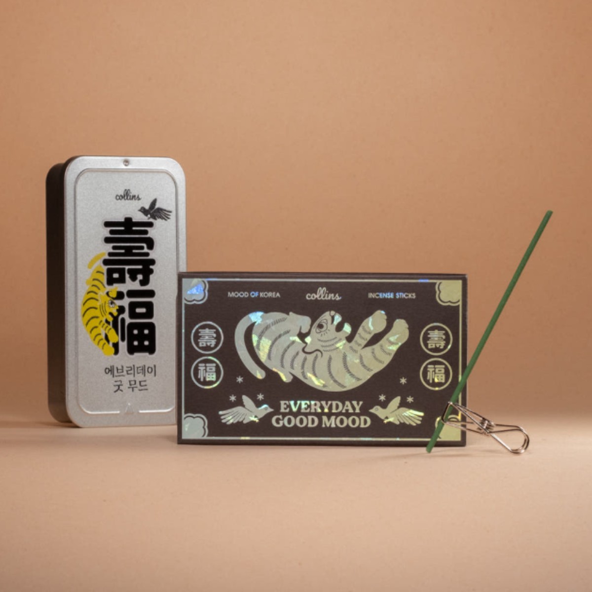 collins Incense Sticks 70P (Holder Included) KOREA (Garden) 22g 1ea