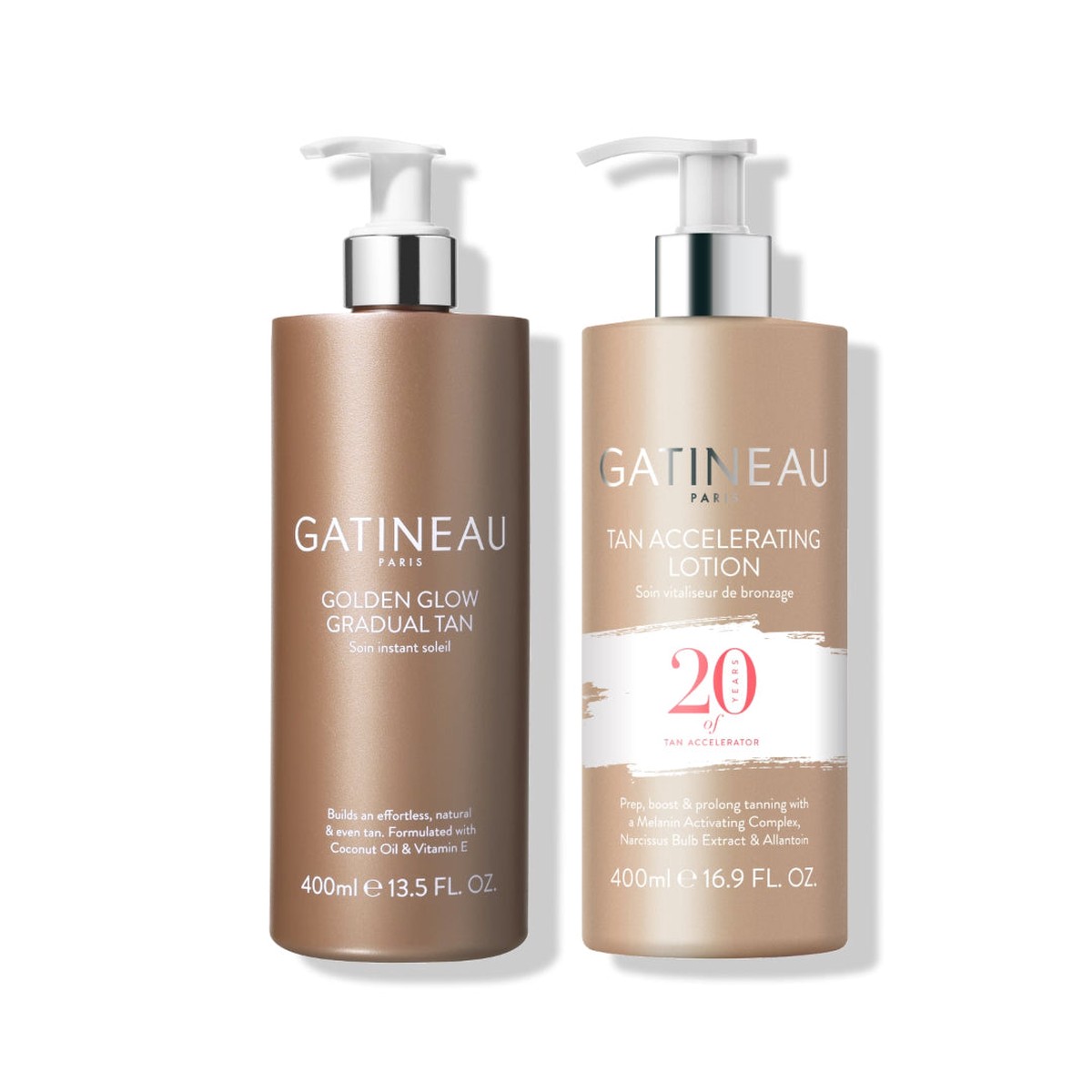 Gatineau Tan Accelerator and Golden Glow Gradual Tan Duo (Worth 119)
