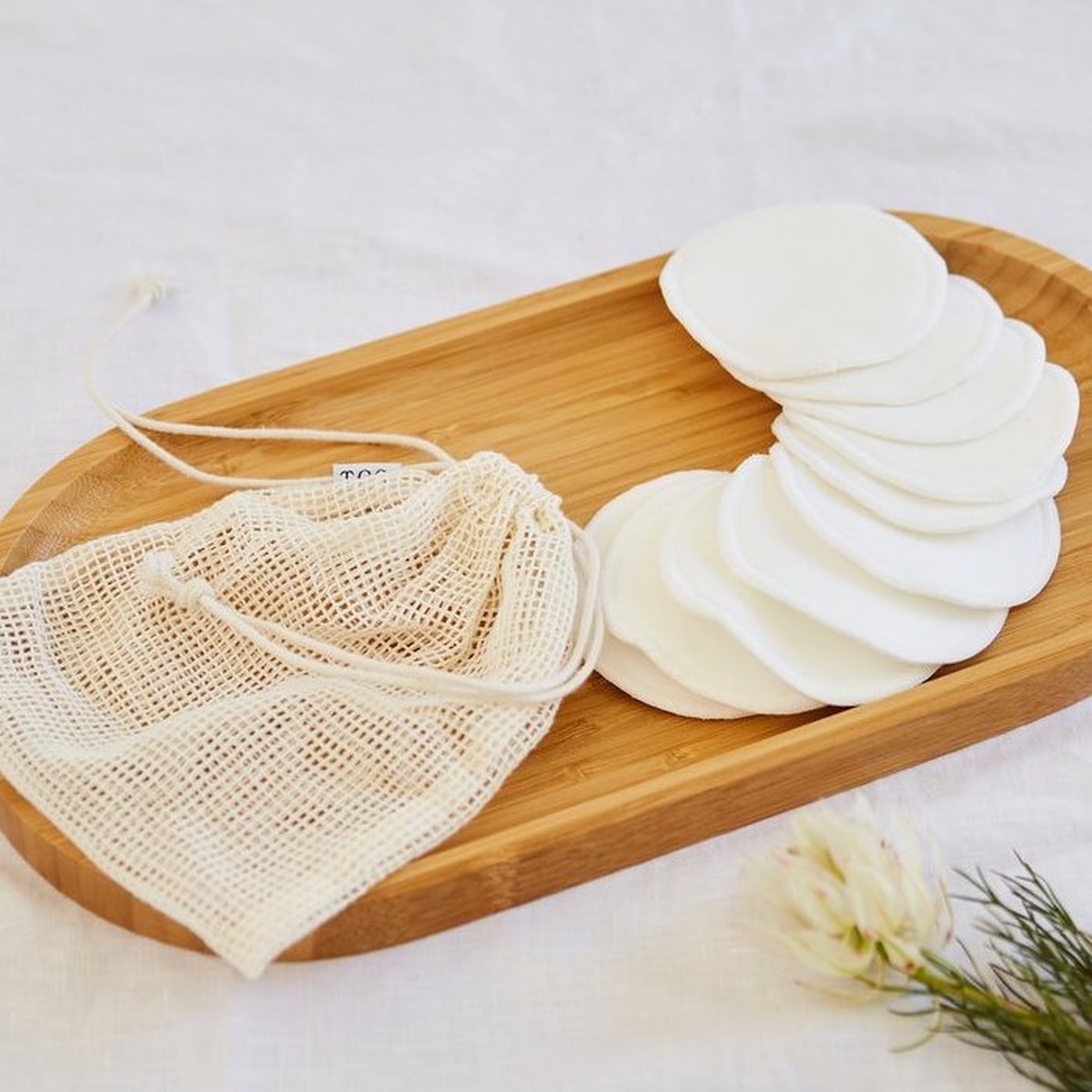 The Conscious Store Bamboo Cotton Makeup Remover Pads 10 pads