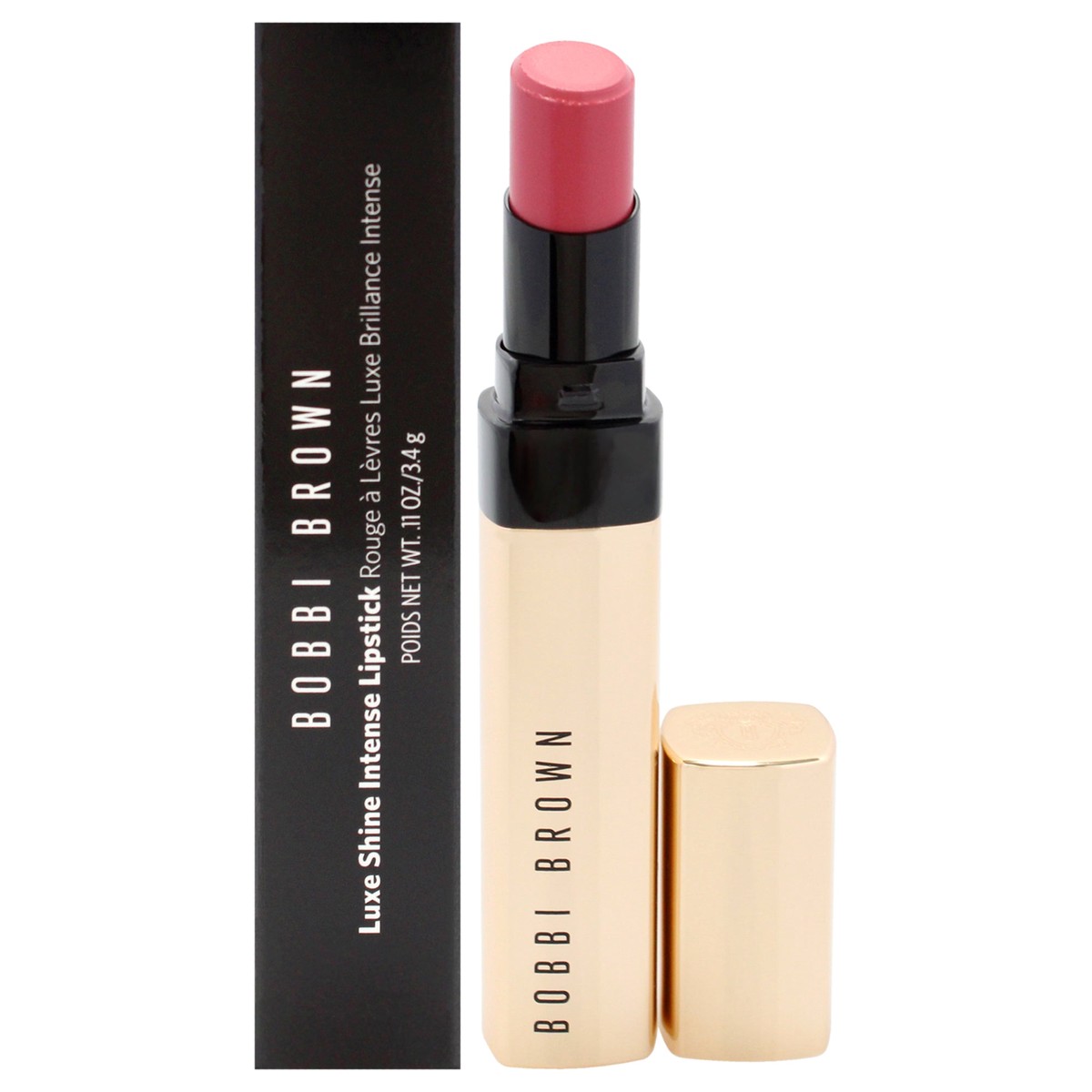Bobbi Brown Luxe Shine Intense Lipstick - Paris Pink by Bobbi Brown for Women - 011 oz Lipstick