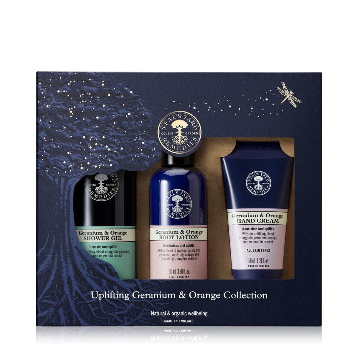 Neals Yard Remedies Uplifting Geranium Orange Collection