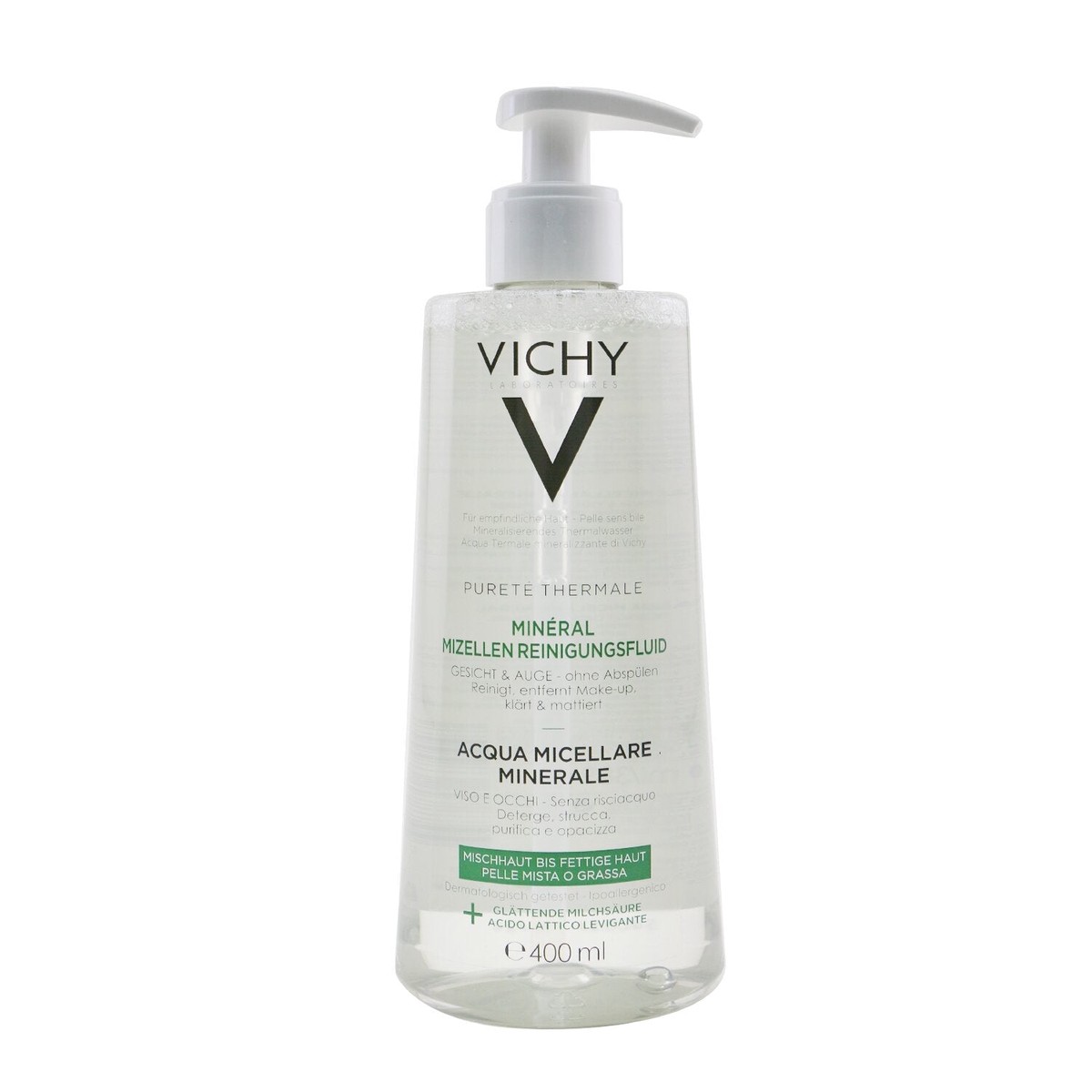 Vichy Purete Thermale Mineral Micellar Water - For Combination To Oily Skin (Exp Date 052022) 200ml67oz