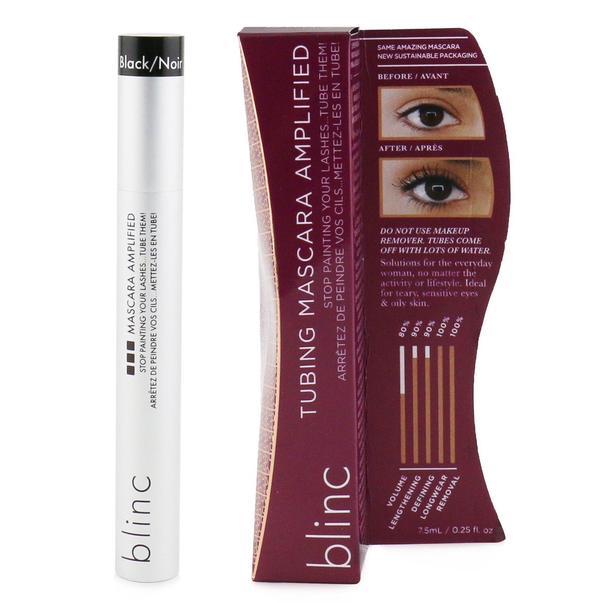 Blinc Tubing Mascara Amplified - Black 75ml025oz