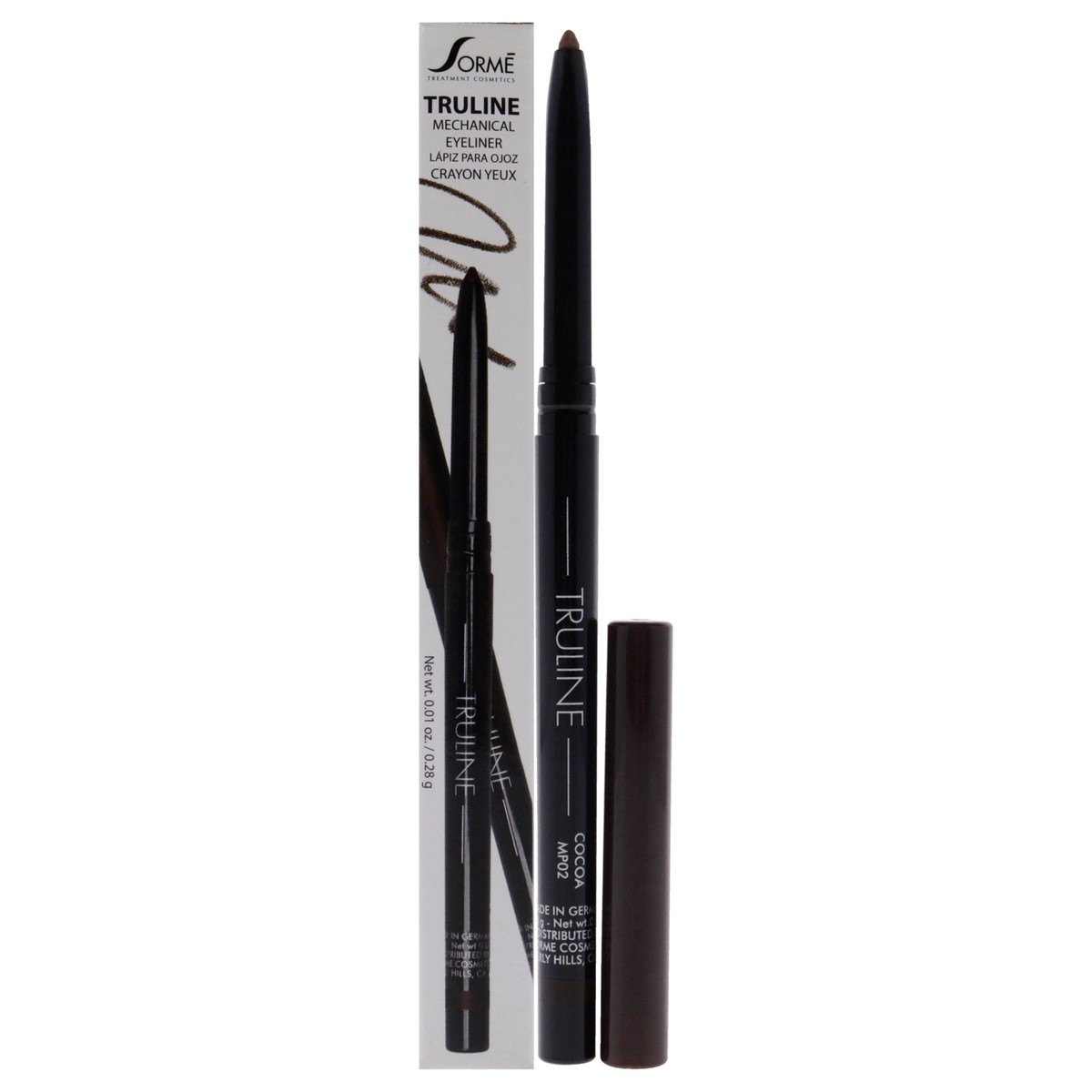 Sorme Cosmetics Truline Mechanical Eye Pencil - MP02 Cocoa by Sorme Cosmetics for Women - 001 oz Eye Pencil