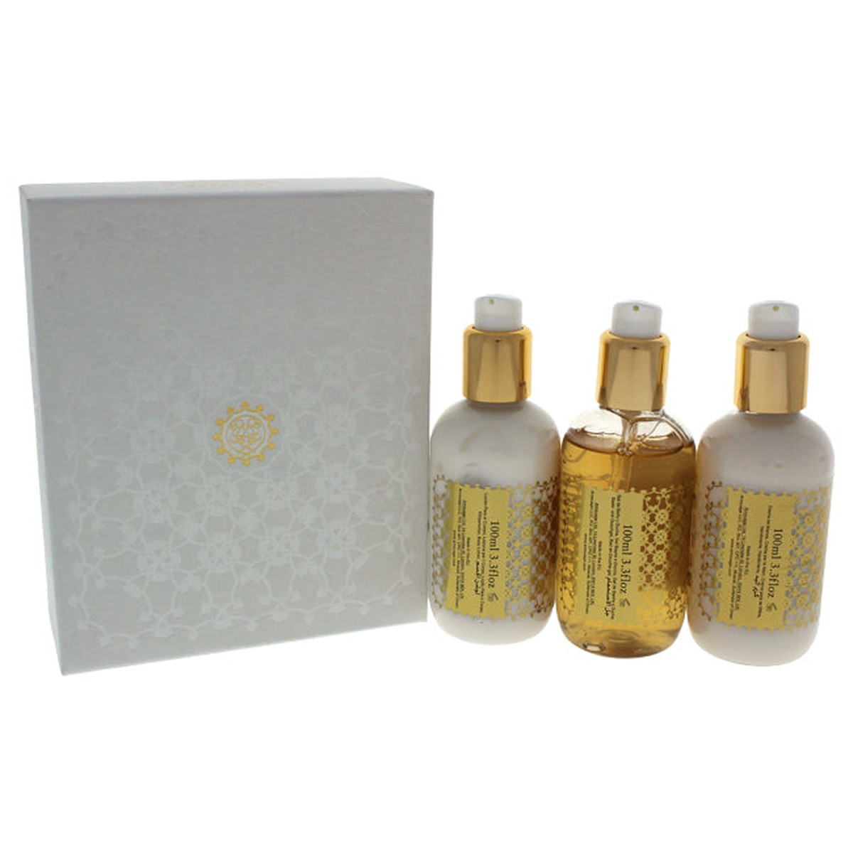 Amouage Honour by Amouage for Women - 3 Pc Set 33oz Bath Shower Gel 33oz Body Lotion 33oz Hand Cream