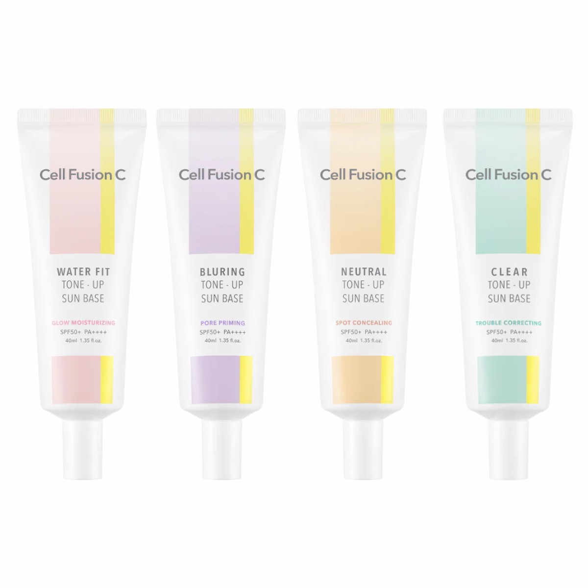 Cell Fusion C Tone-up Sun Base SPF50 PA (4 colors) 40ml