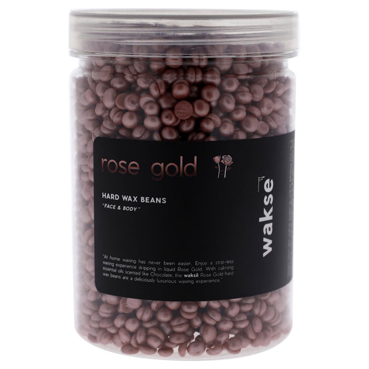 Wakse Rose Gold Hard Wax Beans by Wakse for Unisex - 128 oz Wax
