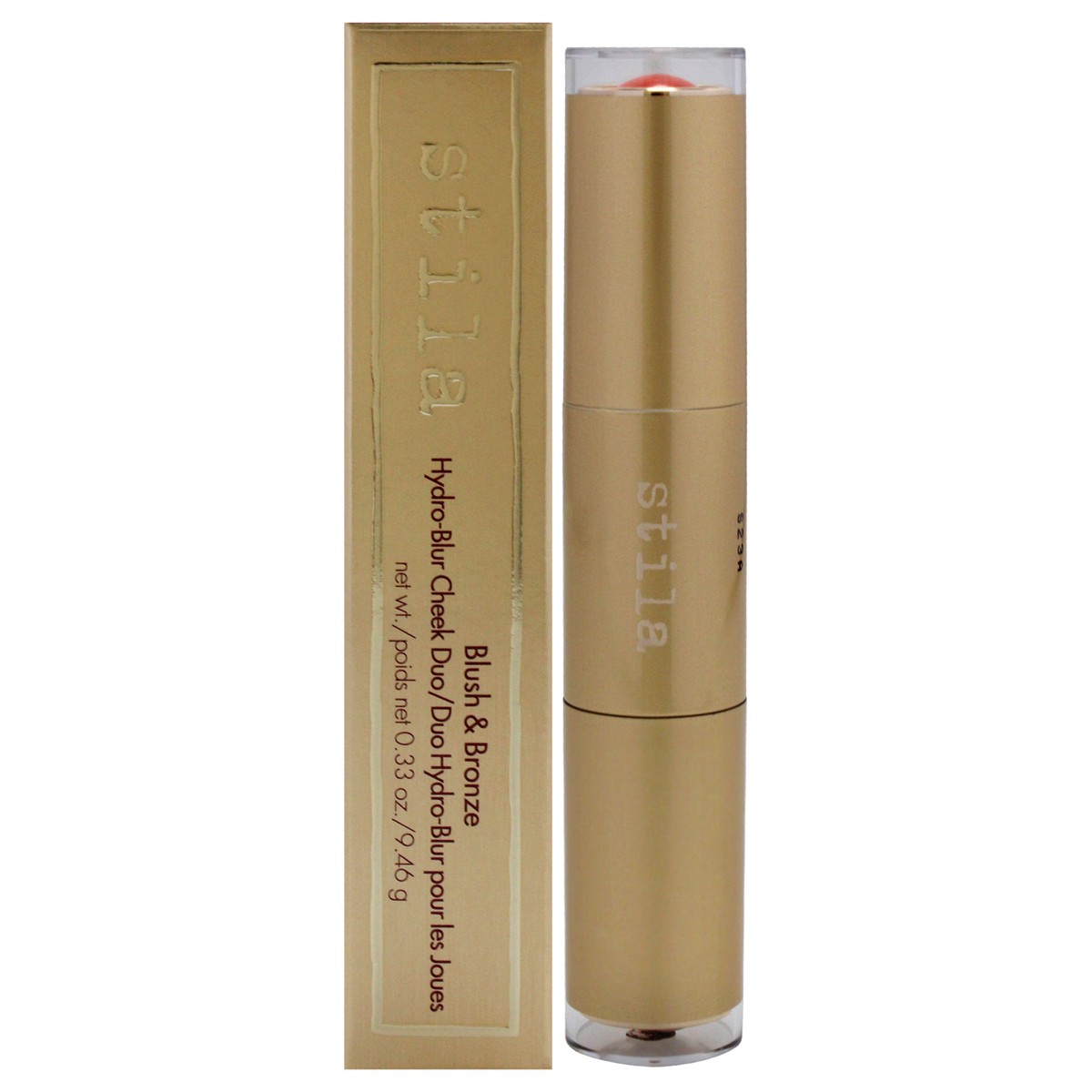 Stila Blush and Bronze Hydro Blur Cheek Duo - Papaya and Tan by Stila for Women - 033 oz Makeup