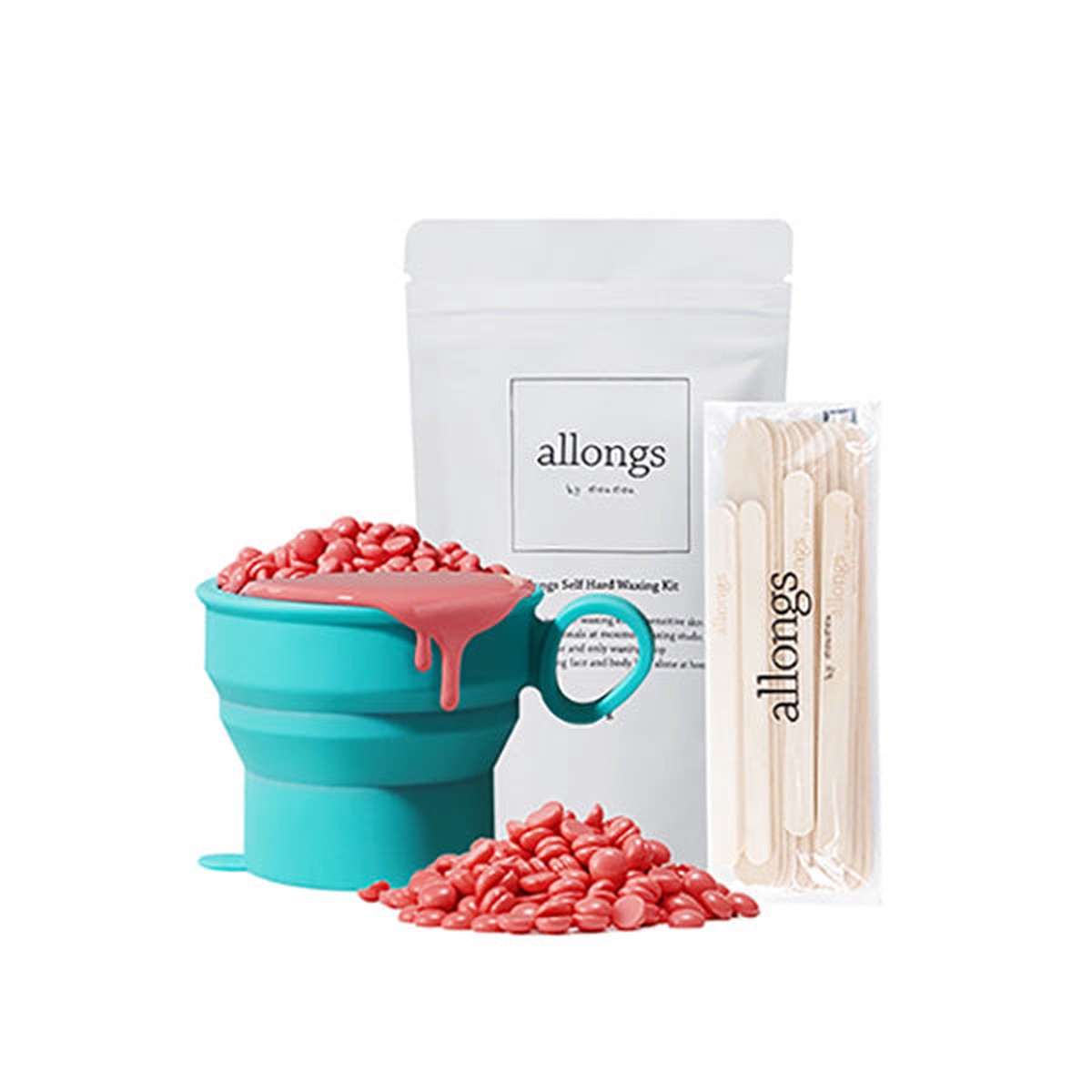 allongs Self Hardwaxing Kit 100gBody Spatula 1ea
