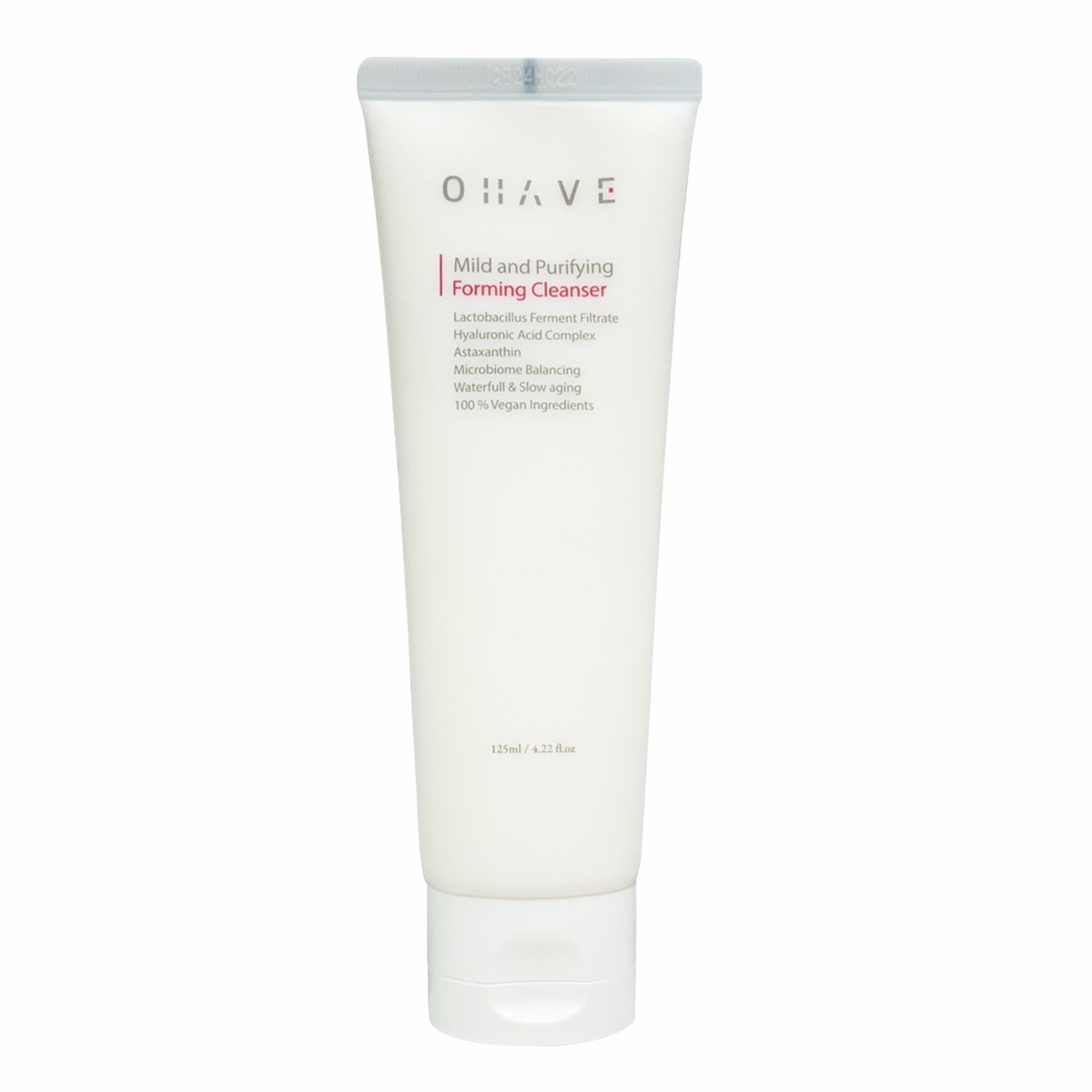 OHAVE Mild and Purifying Forming Cleanser 125ml