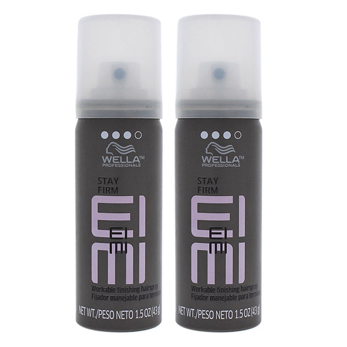 Wella EIMI Stay Firm Workable Finishing Hairspray by Wella for Unisex - 151 oz Hairspray - Pack of 2
