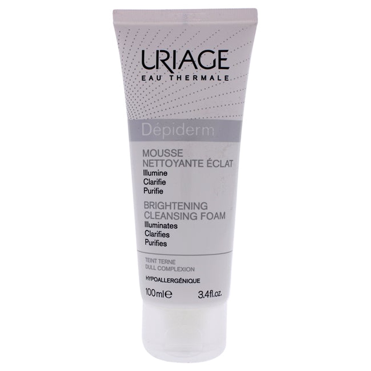 Uriage Depiderm Brightening Cleansing Foam by Uriage for Unisex - 34 oz Cleanser
