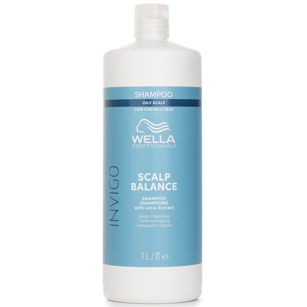 Wella Invigo Scalp Balance Shampoo With Lotus Extract Oily Scalp 1000ml