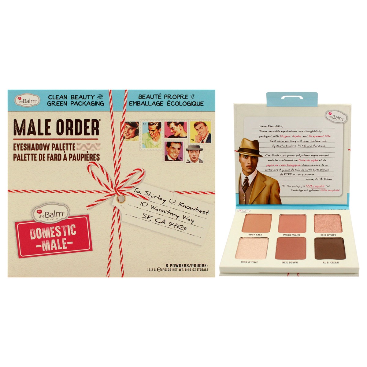 TheBalm Male Order Domestic Eyeshadow Palette by the Balm for Women - 046 oz Eye Shadow