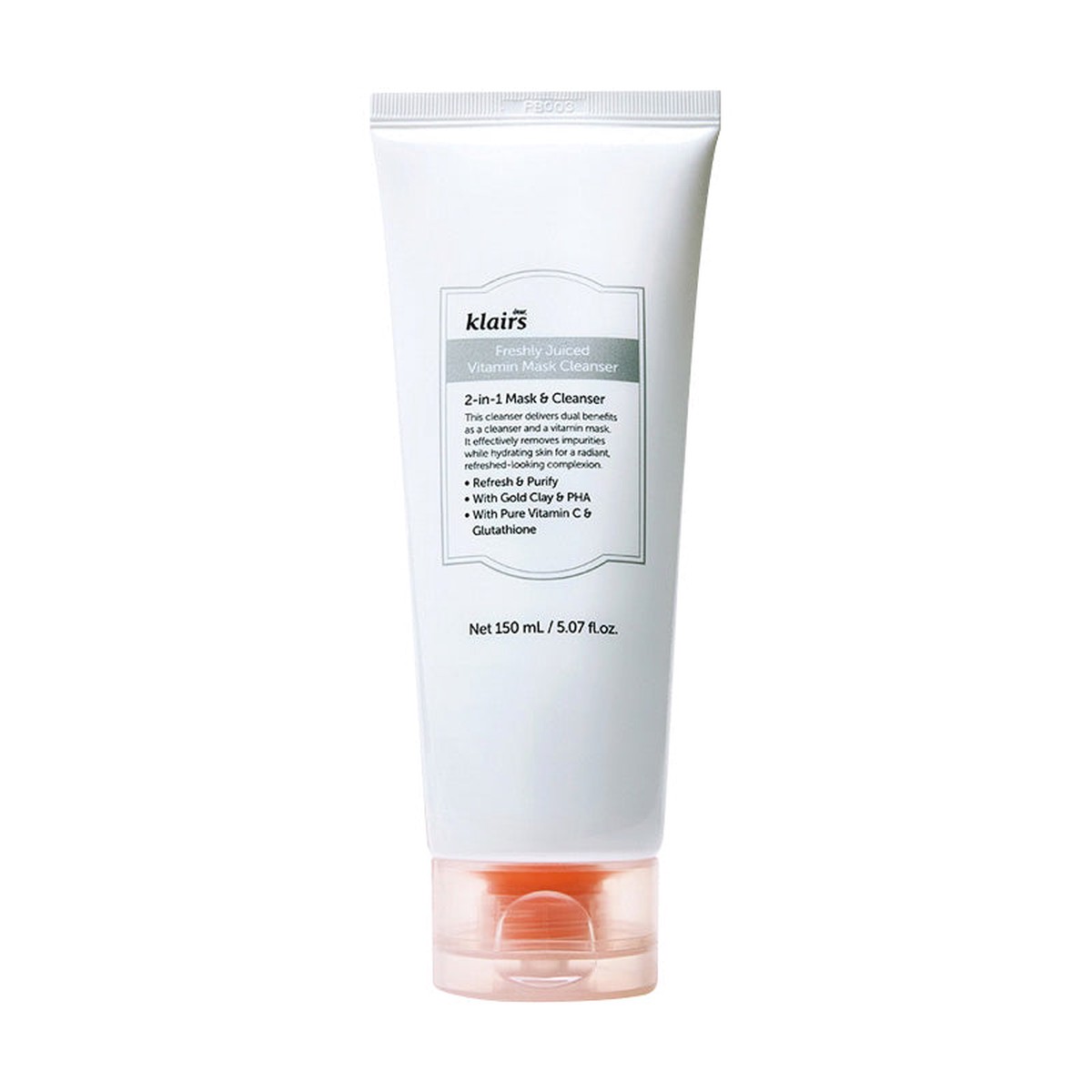 dear klairs Freshly Juiced Vitamin Mask Cleanser 150ml