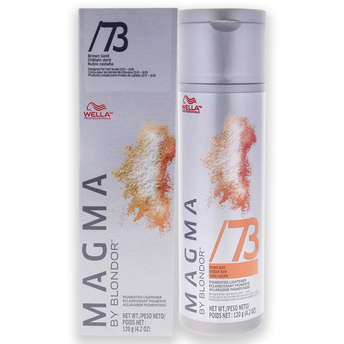 Wella Magma by Blondor Pigmented Lightener - 73 Brown Gold by Wella for Unisex - 42 oz Lightener