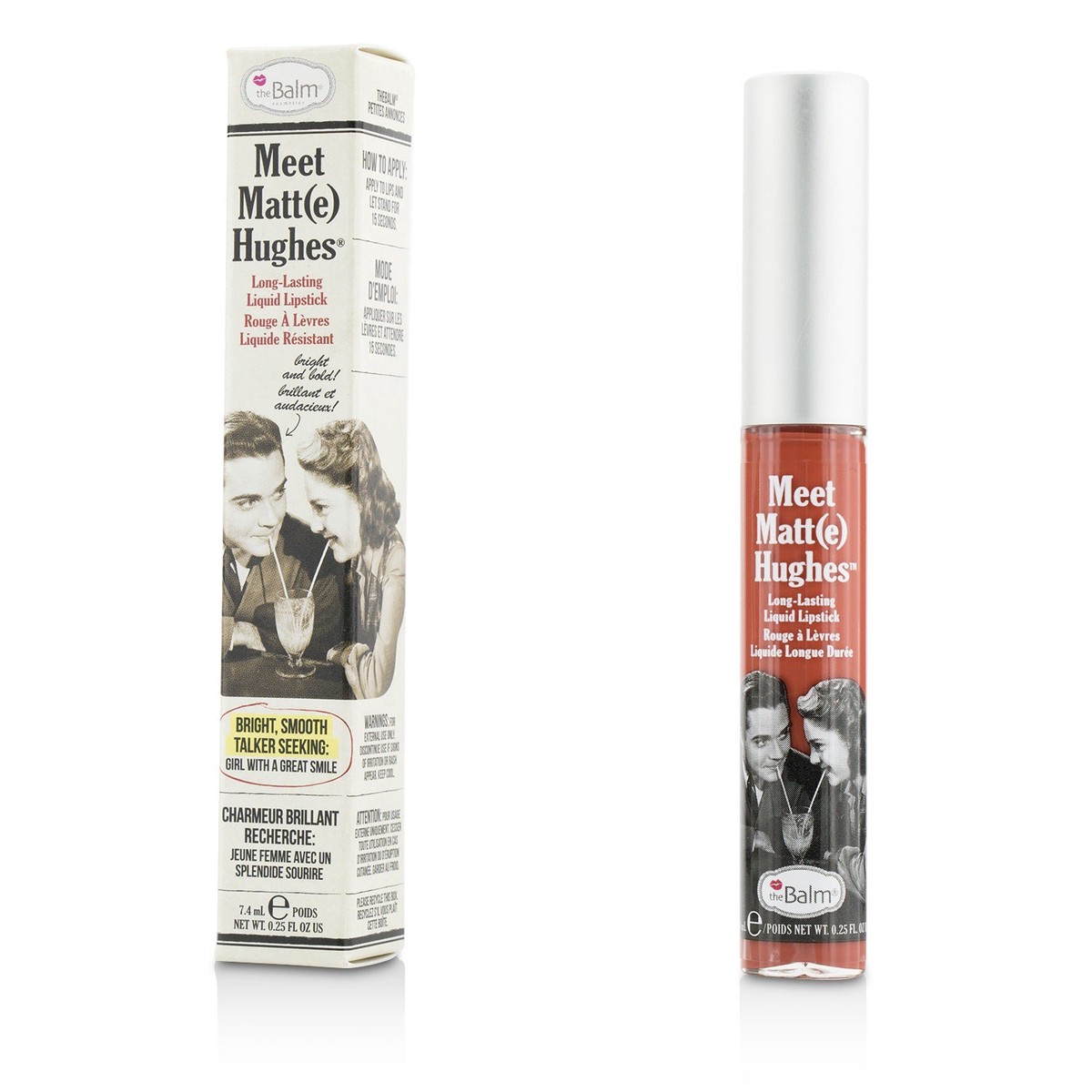 TheBalm Meet Matte Hughes Long Lasting Liquid Lipstick - Humble 74ml025oz