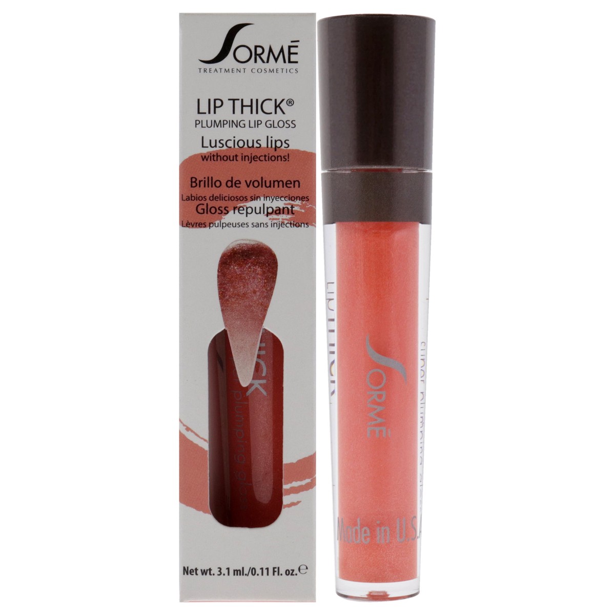 Sorme Cosmetics Lip Thick Plumping Lip Gloss - Blinki by Sorme Cosmetics for Women - 011 oz Lip Gloss