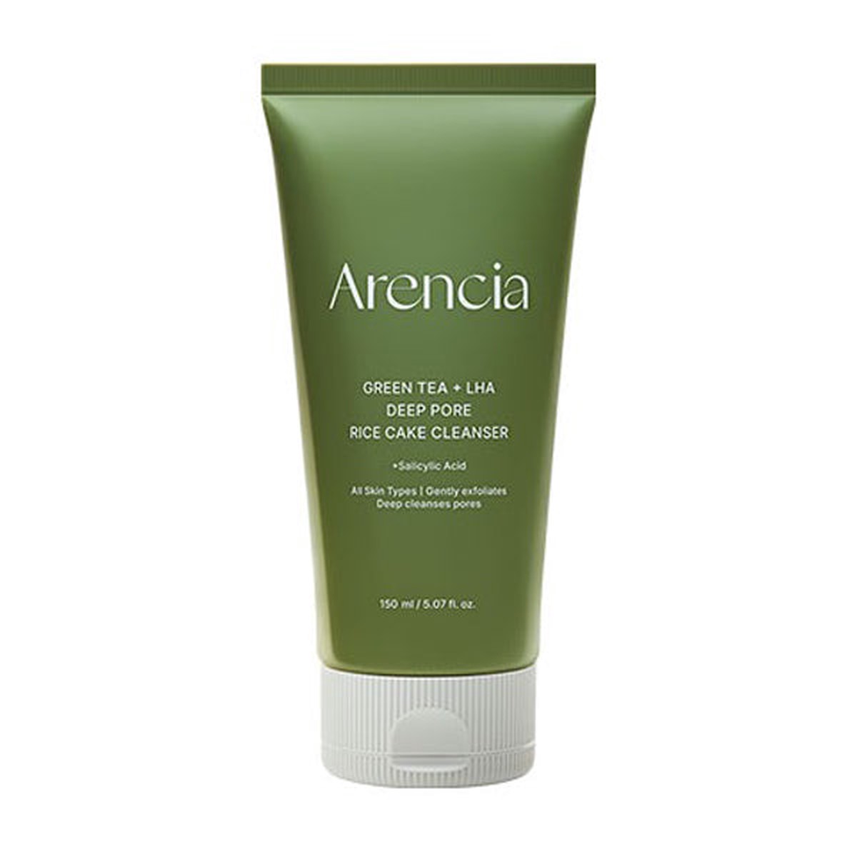 Arencia Green Tea LHA Deep Pore Rice Cake Cleanser 150ml
