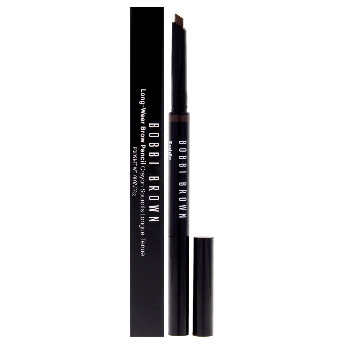Bobbi Brown Long Wear Brow Pencil - 7 Saddle by Bobbi Brown for Women - 001 oz Eyebrow Pencil