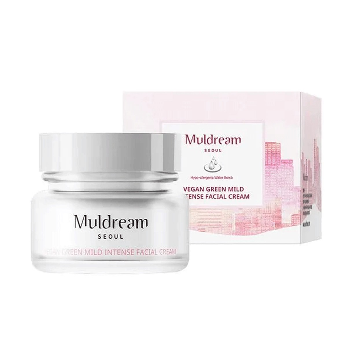 Muldream Vegan Green Mild Intense Facial Cream 60ml