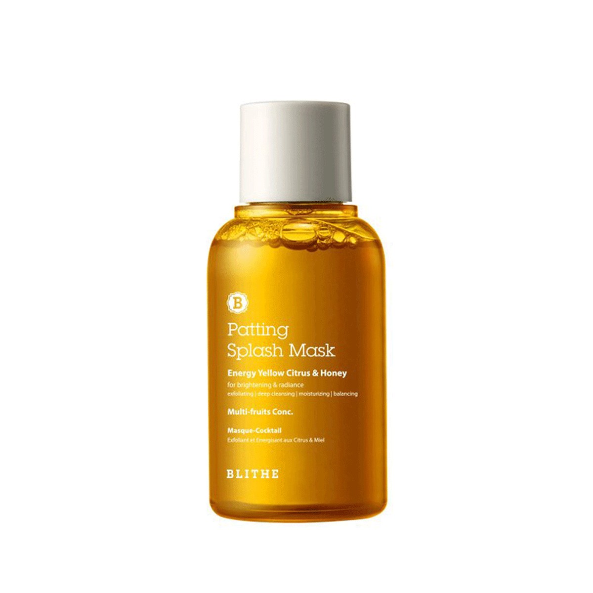 BLITHE Patting Splash Mask Energy Yellow Citrus Honey 70ml