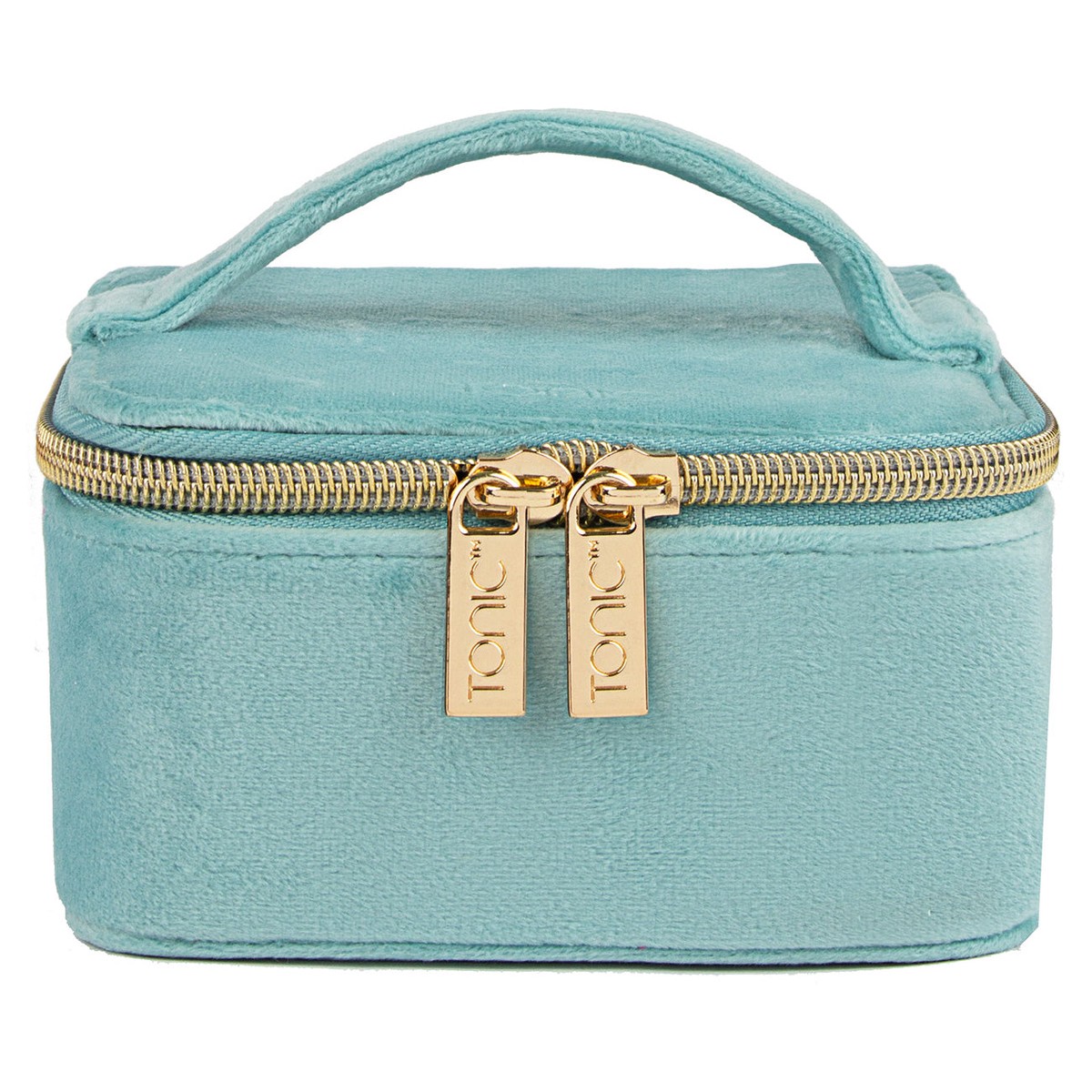 Tonic Luxe Velvet Jewellery Cube - Seafoam