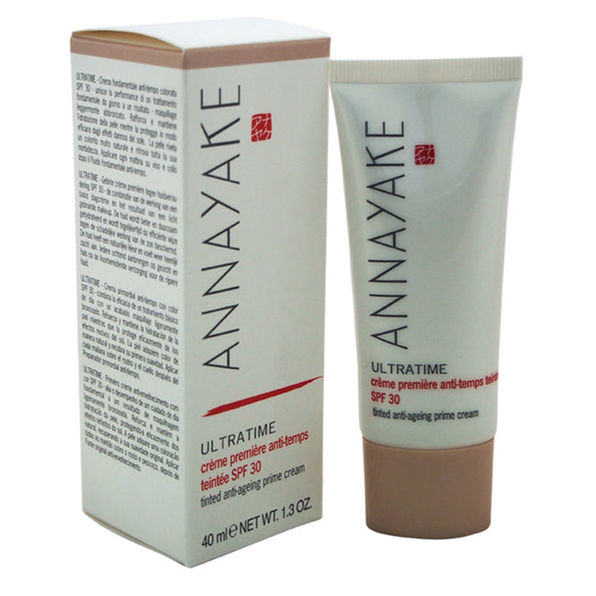 Annayake Ultratime Tinted Anti-Ageing Prime Cream SPF 30 - 110 Naturel by Annayake for Unisex - 13 oz Cream