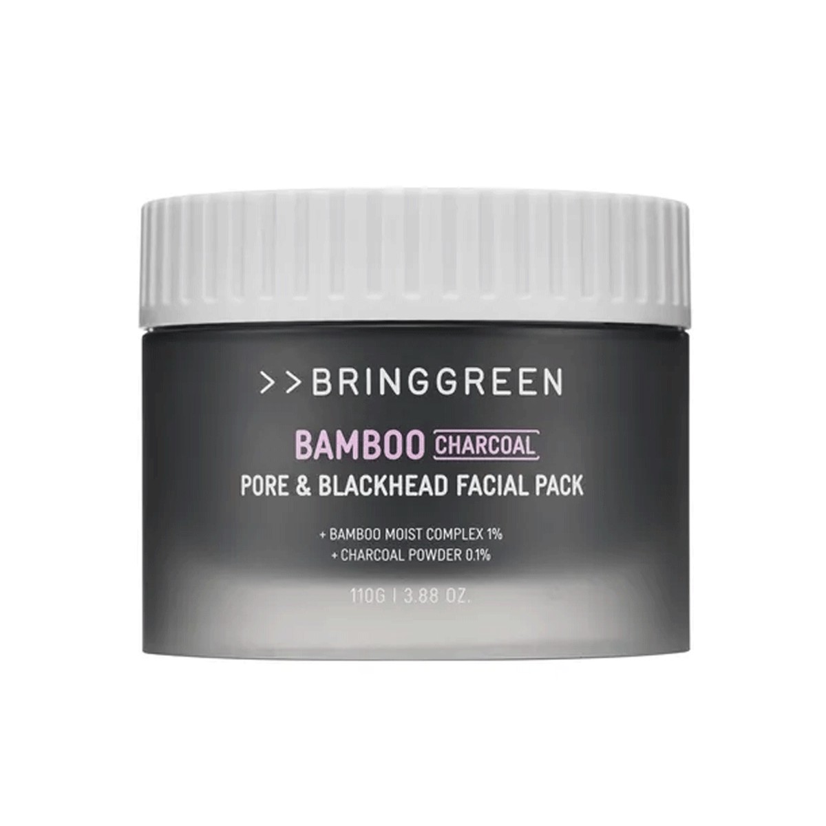 BRING GREEN Bamboo Charcoal Pore Black Head Facial Pack 110g
