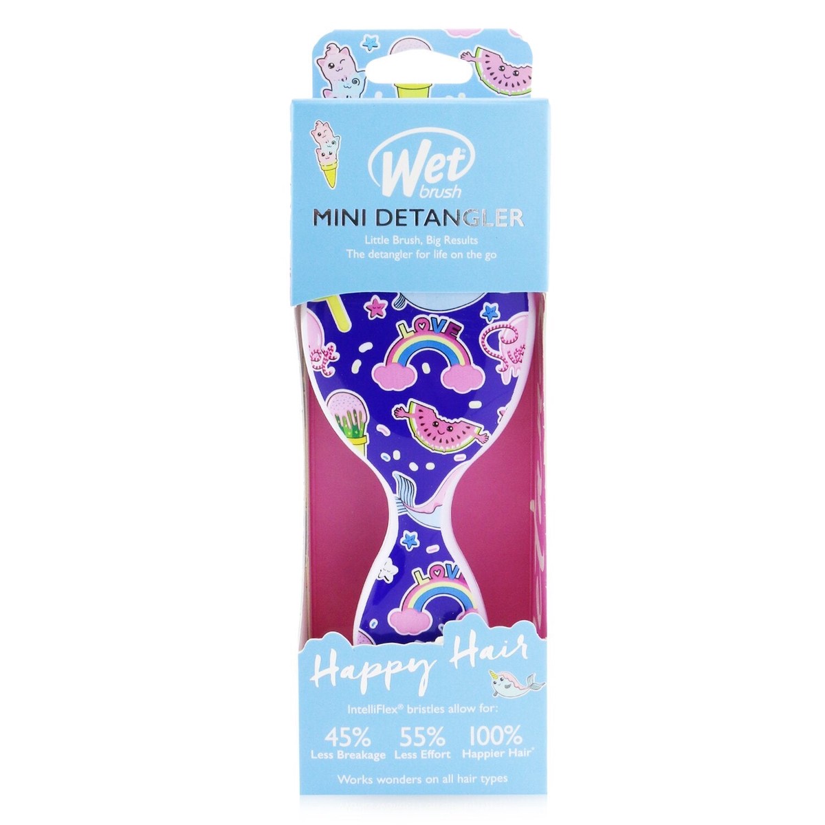 Wet Brush Mini Detangler Happy Hair - Fantasy 1pc