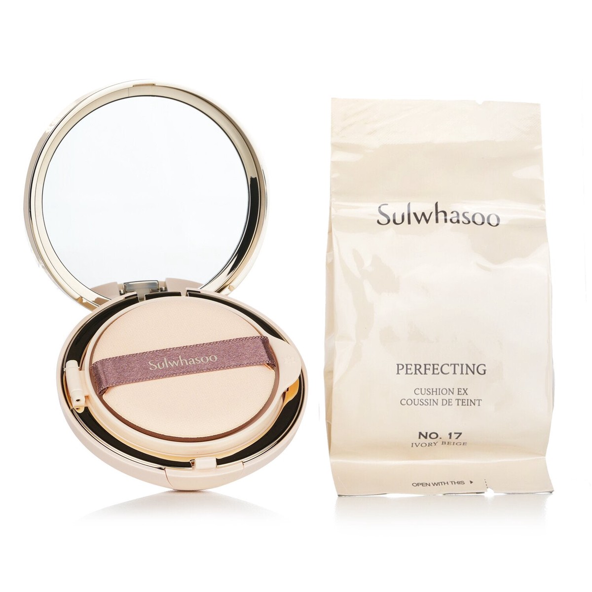 Sulwhasoo Perfecting Cushion EX SPF 50 - 17 Ivory Beige 2x15g105oz