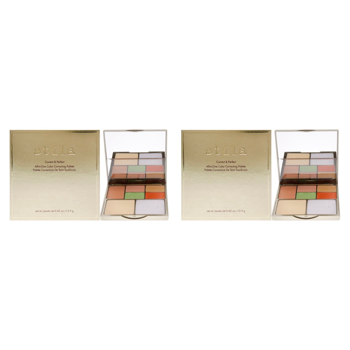 Stila Correct and Perfect All-In-One Color Correcting Palette by Stila for Women - 046 oz Palette - Pack of 2