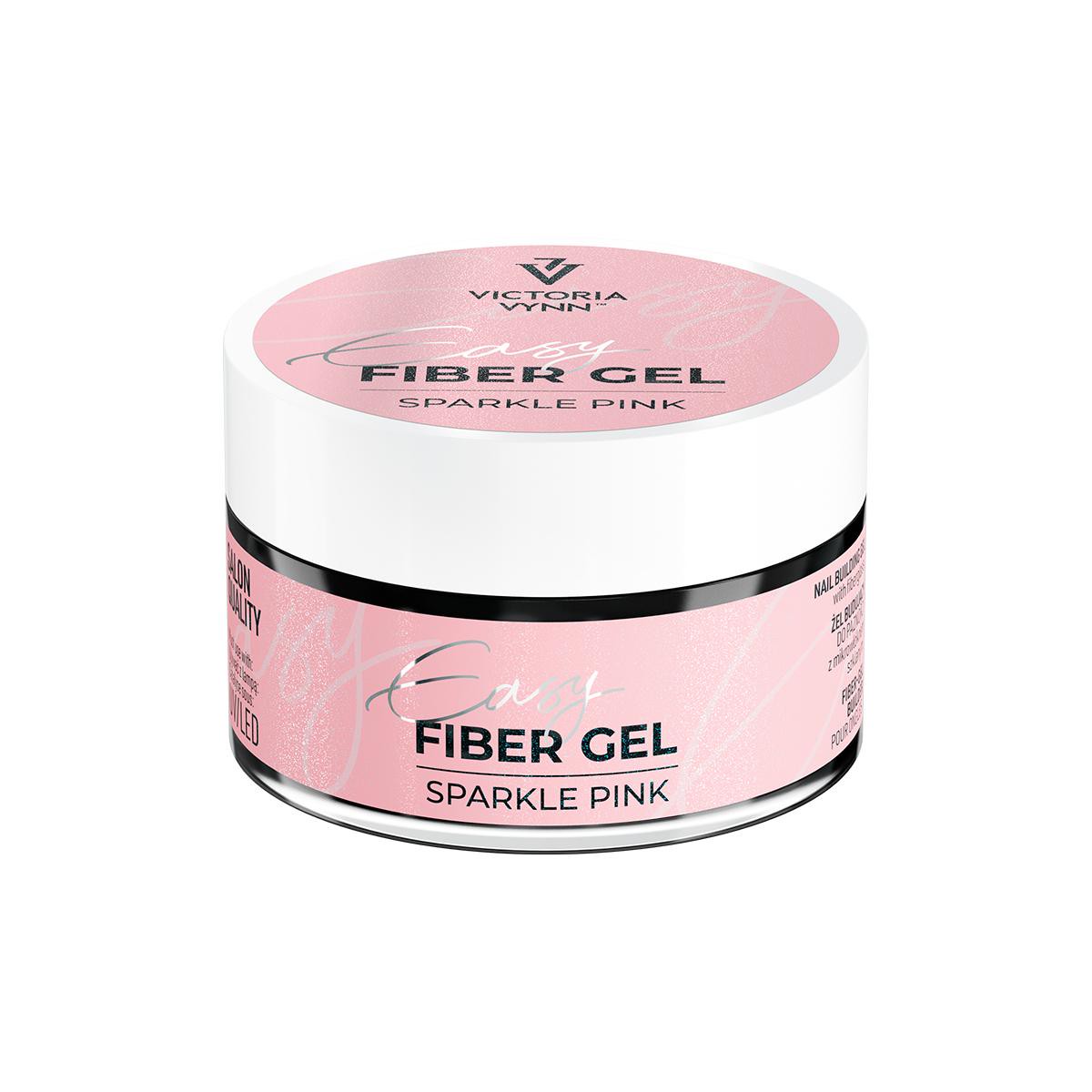 Victoria Vynn Easy Fiber Gel with glass fiber Sparkle Pink 15ml
