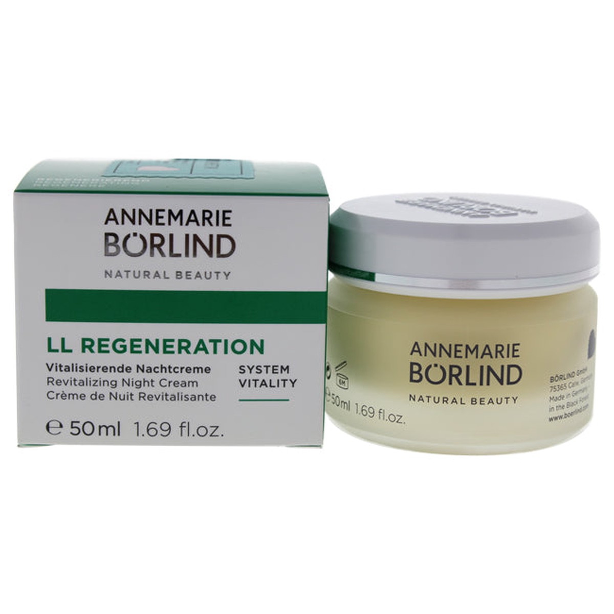 Annemarie Borlind LL Regeneration System Vitality Revitalizing Night Cream by Annemarie Borlind for Unisex - 17 oz Cream