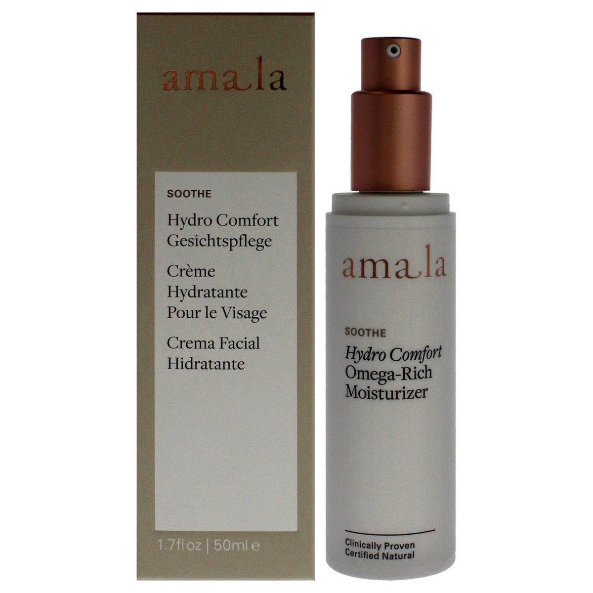 Amala Hydro Confort Omega-Rich Moisturizer by Amala for Women - 17 oz Moisturizer