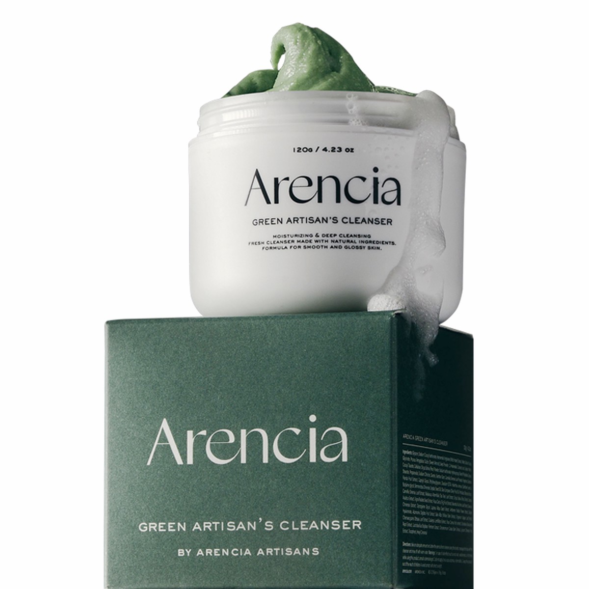 Arencia Green Artisan Cleanser Rice Soap 120g